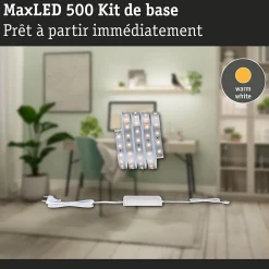 MaxLED 500 Strip LED Kit de base 1,5m blanc chaud 5,5W 550lm/m 2700K 20VA