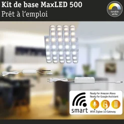 MaxLED 500 Strip LED Smart Home Zigbee 3.0 Kit de base 1,5m Tunable White revêtue 9W 550lm/m Tunable White 20VA