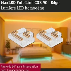 MaxLED accessoires Strip LED 2er-Set Edge 90 Kit de 2 RGBW max. 144W RGBW