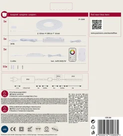 MaxLED Flow Strip LED Kit de base RGB 3m revêtue 27W 400lm/m 120 LEDs/m RGB 36VA