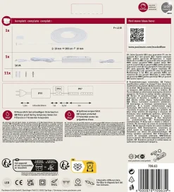 MaxLED Flow Strip LED Kit de base blanc chaud 3m revêtue 38W 1000lm/m 180 LEDs/m 2700K 50VA