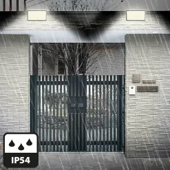 MAYA : Projecteur LED solaire de 1000 lumens. Orientable. Avec détecteur de mouvement. Noir