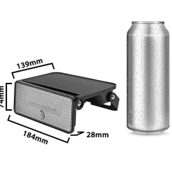 MAYA XL : Projecteur LED solaire 1600 lumens. Réglable. Avec détecteur de mouvement. Noir