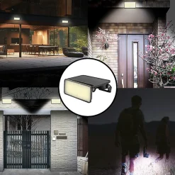 MAYA XL : Projecteur LED solaire 1600 lumens. Réglable. Avec détecteur de mouvement. Noir