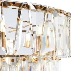 Maytoni Puntes Plafonnier moderne Puntes à 3 niveaux et 18 lumières en chrome