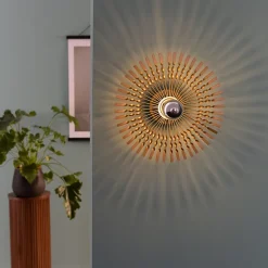 MENDOZA Applique murale doré, métal - E27 52W - ampoule non incluse