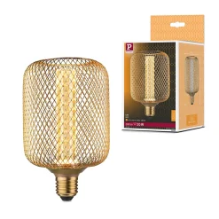 Metallic Glow Standard 230 V Ampoules LED Zyl E27 Spiral 200lm 4,2W 1800K Laiton