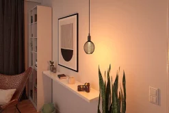 Metallic Glow Standard 230 V Globe LED E27 Spiral 200lm 4,2W 1800K Noir