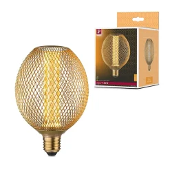 Metallic Glow Standard 230 V Globe LED E27 Spiral 200lm 4,2W 1800K Laiton