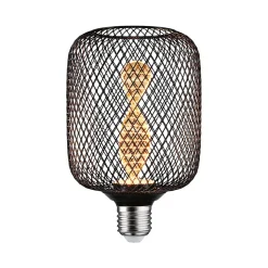 Metallic Glow Standard 230 V Ampoules LED Zyl E27 Helix 110lm 3,5W 1800K Noir