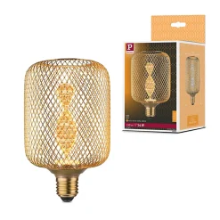 Metallic Glow Standard 230 V Ampoules LED Zyl E27 Helix 130lm 3,5W 1800K Laiton