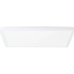 MILTON plafonnier blanc LED intégrée 24W plastique ampoule incluse