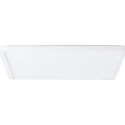 MILTON plafonnier blanc LED intégrée 24W plastique ampoule incluse