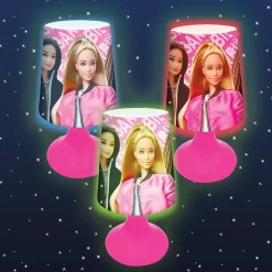 Mini lampe de chevet veilleuse sans fil Barbie