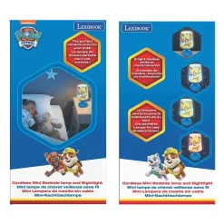 Mini lampe de chevet veilleuse sans fil Pat Patrouille