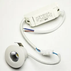 Mini spot LED encastrable 3W DC 12V Blanc froid 6000k