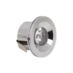 Mini spot LED encastrable 1W (8W) 4200K chrome