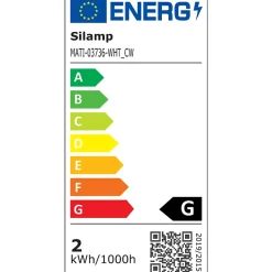 Mini Spot LED Encastrable 1.5W Blanc 52mm - Blanc Neutre 4000K - 5500K - SILAMP