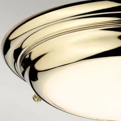 Mini-plafonnier LED Welland 1 lumière - Laiton poli