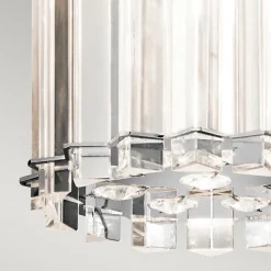 Mini-suspension Crystal Skye 2 lumières