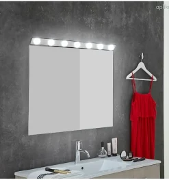 Miroir de maquillage, lampe murale hollywoodienne avec lumière froide (5700K), facile à installer, lampe de chevet (85 cm)