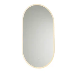 Miroir de salle de bain moderne avec LED et variateur tactile - Bouwina