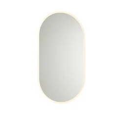Miroir de salle de bain moderne avec LED et variateur tactile - Bouwina