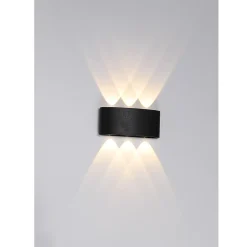 Moderne Applique Murale LED, 6W Lumière Blanc Chaud 3000K étanche IP65