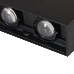 Moderne Applique Murale LED, 4W Lumière Blanc Chaud 3000K étanche IP65