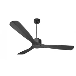 Modulo de KlassFan - Super destratificateur et ventilateur DC 166 cm Gris basalte pales bois noir sans Lumière 30 à 60 m²