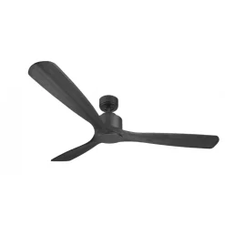 Modulo de KlassFan - Super destratificateur et ventilateur DC 166 cm Gris basalte pales bois noir sans Lumière 30 à 60 m²