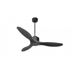 Modulo de KlassFan - Super destratificateur et ventilateur DC 132 cm Gris basalte pales bois noir sans Lumière 25 à 40 m²