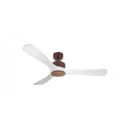 Modulo de KlassFan - Super destratificateur et ventilateur DC 132 cm Marron pales bois blanc sans Lumière 25 à 40 m²