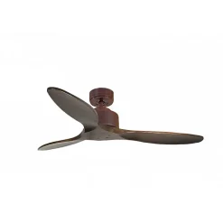 Modulo de KlassFan - Super destratificateur et ventilateur DC 132 cm Marron pales bois sombre sans Lumière 25 à 40 m²
