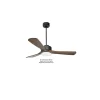 Modulo de KlassFan - Super destratificateur et ventilateur DC 132 cm Gris basalte pales bois Lumière dimmable 25 à 40 m²