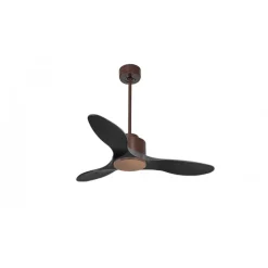 Modulo de KlassFan - Super destratificateur et ventilateur DC 106 cm Marron pales bois noir sans Lumière 15 à 20 m²