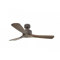 Modulo de KlassFan - Super destratificateur et ventilateur DC 132 cm Chocolat pales bois sombre sans Lumière 25 à 40 m²