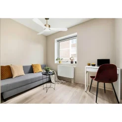 Modulo de KlassFan - Super destratificateur et ventilateur DC 132 cm Laiton bois blanc Lumière dimmable 25 à 40 m²