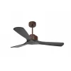 Modulo de KlassFan - Super destratificateur et ventilateur DC 132 cm Marron pales bois noir sans Lumière 25 à 40 m²