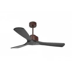 Modulo de KlassFan - Super destratificateur et ventilateur DC 132 cm Marron pales bois noir sans Lumière 25 à 40 m²