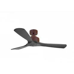 Modulo de KlassFan - Super destratificateur et ventilateur DC 132 cm Marron pales bois noir sans Lumière 25 à 40 m²
