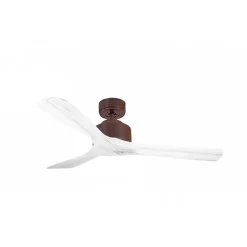 Modulo de KlassFan - Super destratificateur et ventilateur DC 132 cm Marron pales bois blanc sans Lumière 25 à 40 m²