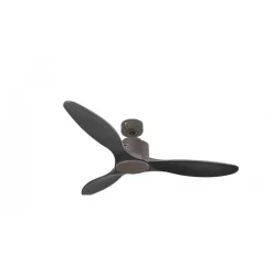 Modulo de KlassFan - Super destratificateur et ventilateur DC 132 cm Chocolat pales bois noir sans Lumière 25 à 40 m²