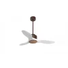 Modulo de KlassFan - Super destratificateur et ventilateur DC 106 cm Marron pales bois blanc sans Lumière 15 à 20 m²