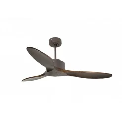 Modulo de KlassFan - Super destratificateur et ventilateur DC 132 cm Chocolat pales bois sombre sans Lumière 25 à 40 m²