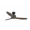 Modulo de KlassFan - Super destratificateur et ventilateur DC 132 cm Gris basalte pales bois sombre sans Lumière 25 à 40 m²