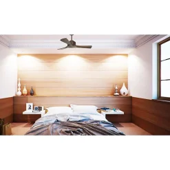 Modulo de KlassFan - Super destratificateur et ventilateur DC 106 cm Marron pales bois sombre sans Lumière 15 à 20 m²