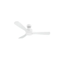 Modulo de KlassFan - Super destratificateur et ventilateur DC 132 cm Blanc bois blanc Lumière dimmable 25 à 40 m²