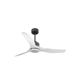 Modulo de KlassFan - Ventilateur de plafond DC avec Lumière Blanc et gris basalte, thermostat idéal pour 25 à 40 m²