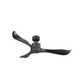 Modulo de KlassFan - Ventilateur de plafond DC sans Lumière Noir et gris basalte, thermostat idéal pour 21 à 25 m²